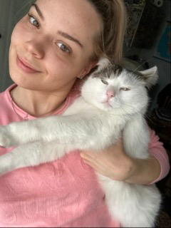 Anastasiia  cu animale de companie 2